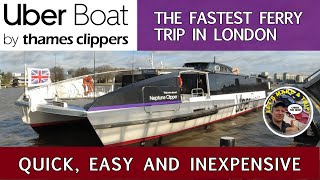 London’s Super-fast Uber Boat.  Best Value Sightseeing in the Capital? screenshot 2