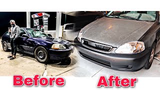 Civic EK hatch Front End Conversion ( 96-98 up to 99-00 ) / CDo Vlog Michigan