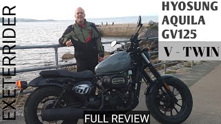 Hyosung Aqullia GV125 V-Twin Full Review