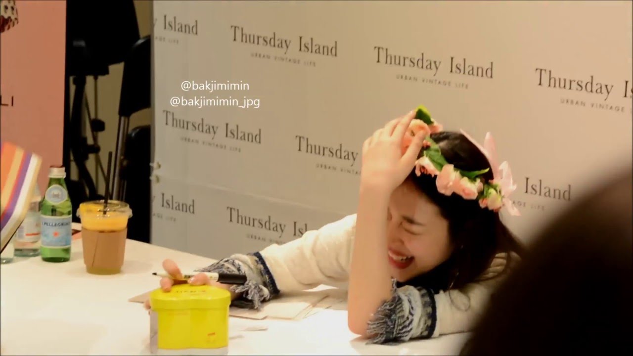 160318 영등포 롯데백화점 써스데이 아일랜드 설리 팬싸인회_으아아ㅏㄱㄱ!