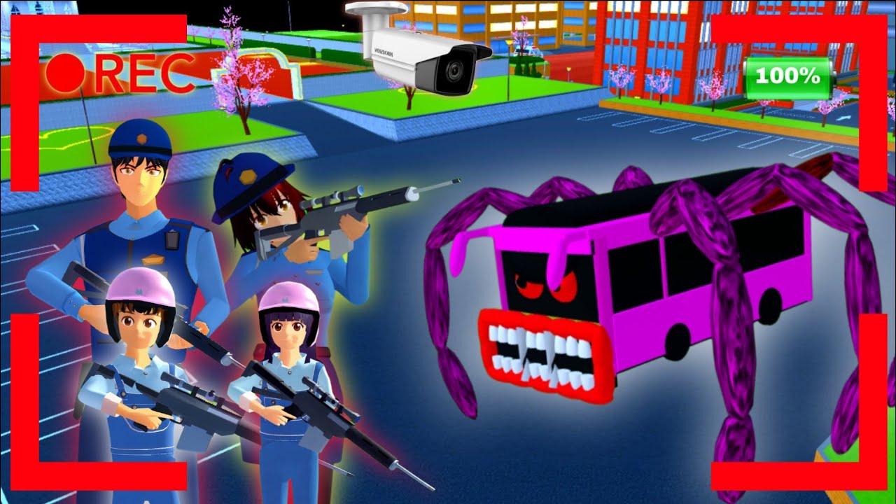 Yuta mio panik diserang anomali monster bus mengerikan