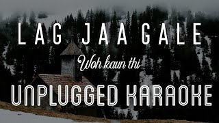 Miniatura de vídeo de "Lag Jaa Gale - Woh Kaun Thi | Karaoke with Lyrics | unplugged | Lata Mangeshkar |Madan Mohan | Sebin"