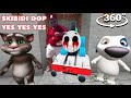SKIBIDI DOP YES YES YES NEXTBOT &amp; THOMAS Chasing US in Minecraft 360°