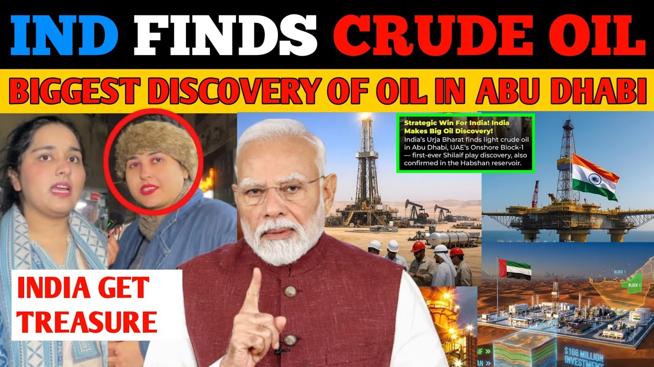 Major oil discovery by urja Bharat in Abu Dhabi | Strengthens energy security and global footprint f