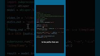 Transcribe Videos wit Python, OpenAI Whisper, & ffmpeg screenshot 5