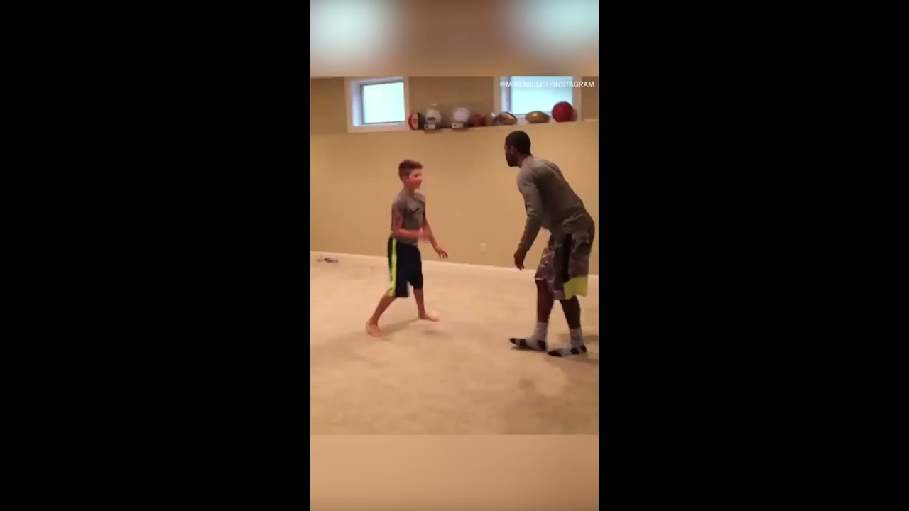 Kyrie Irving Breaks Mike Miller S Son Ankles Via 