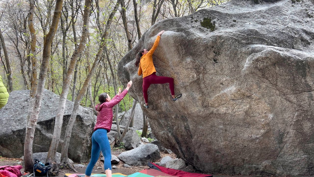 Little Cottonwood Canyon Bouldering Isabelle’s V5 YouTube