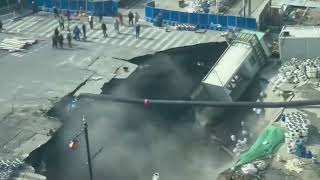 11 Feb 2026: Massive Sinkhole Swallows Shanghai Metro Construction Site