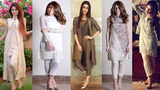 Kurti with cigrette pants // how to style kurti with pants // tight ankle  length pants&kurtis 