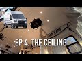 Ford Transit Camper Van Build EP 4 - The Ceiling - Tongue and Groove Cedar