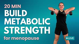 20 Min Dumbbell Workout for Menopause | Build Metabolic Strength