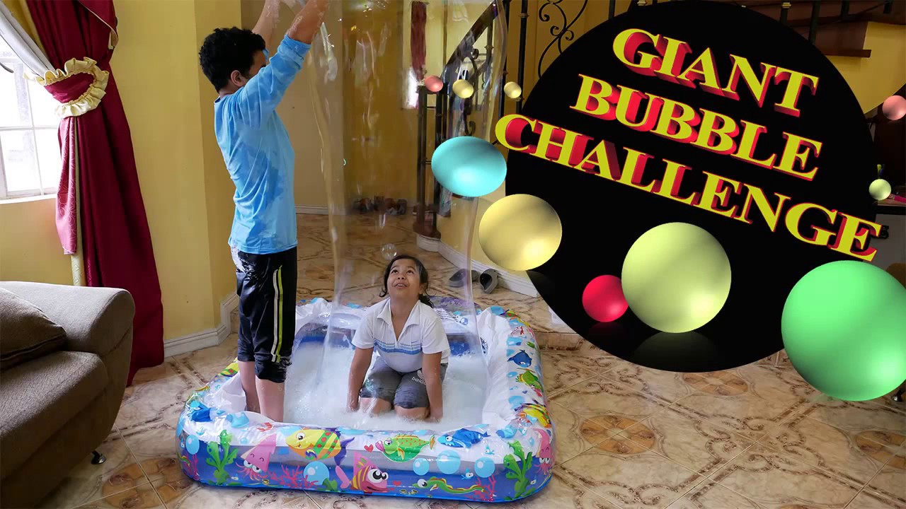 Amazing DIY Giant Bubbles, Family Summer Fun Indoor Toots Teens How to Video Challenge