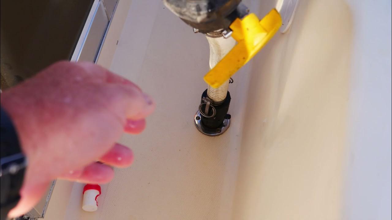 How to pump out your boat while at a marina. Boat pump out 101. YouTube