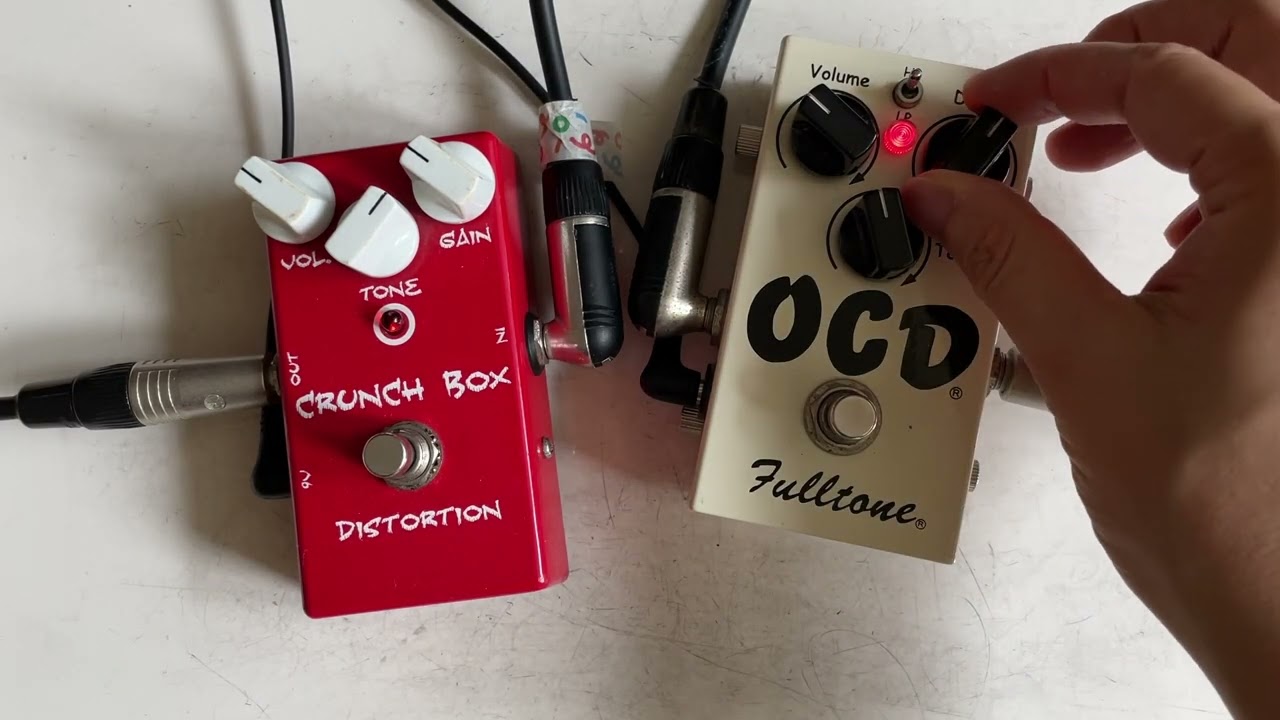 [Comparison & Stacking] Crunch Box vs OCD w/ Tele & Marshall (no talking)