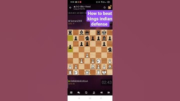 How to beat kings indian defense