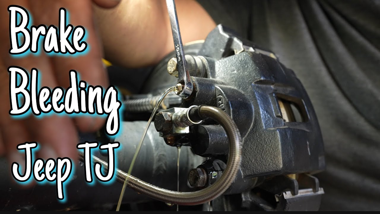 How To Bleed Brakes On a Jeep TJ-LJ Wrangler.... - YouTube