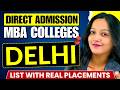 MBA Colleges In Delhi Offereing Direct Admission | MBA Colleges Without CAT,XAT,CMAT #mba