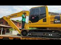 ต้อนรับน้องใหม่ทีมงานเสี่ยสุน KOMATSU PC130-8