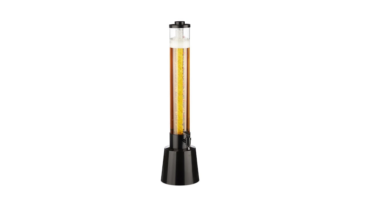 Torre de cerveza alta Dispensador cerveza grifo 2,5 L Tirador