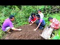 Villagers are Planting Seeds of grass for their cattle