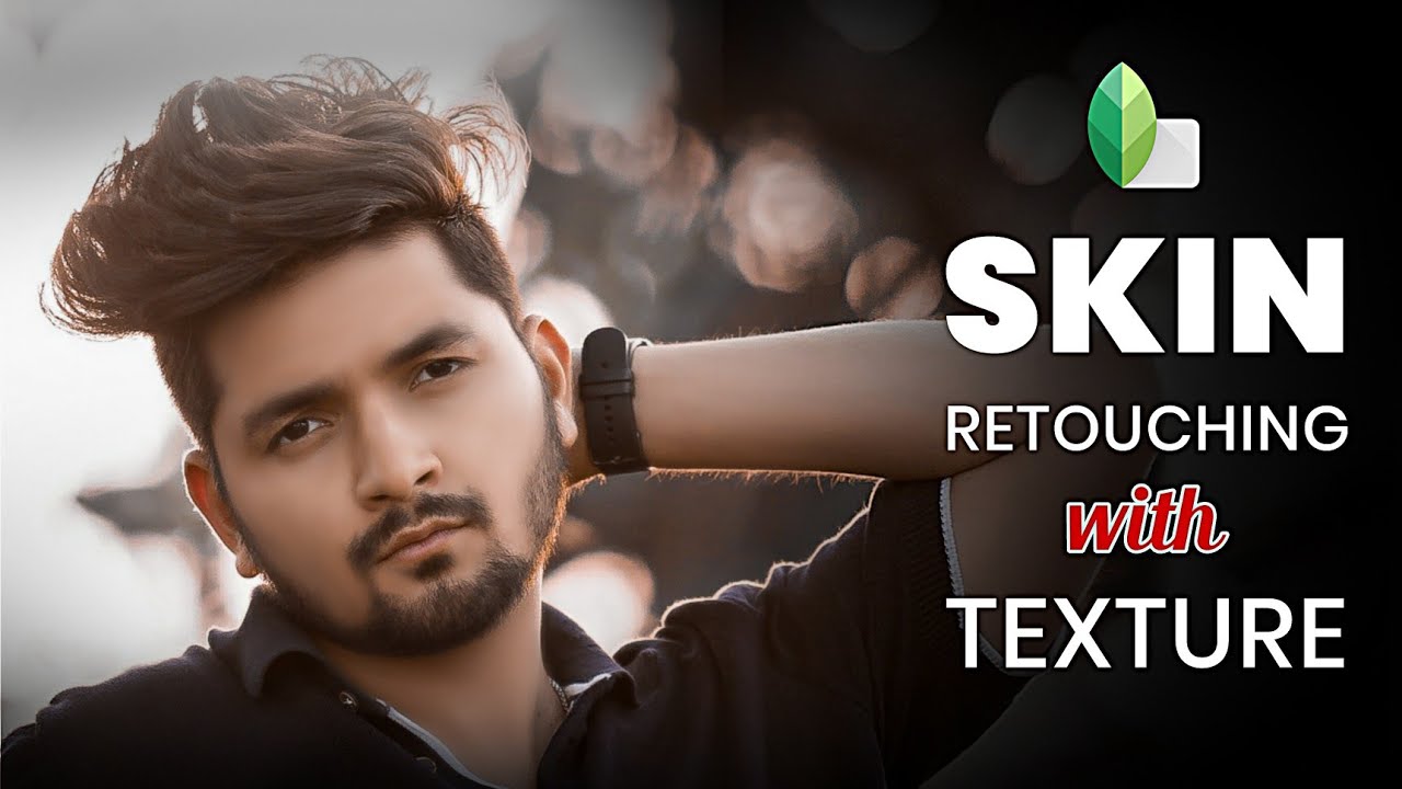 How To Smooth Face With Texture | Snapseed Face smooth - Vicky Editz |