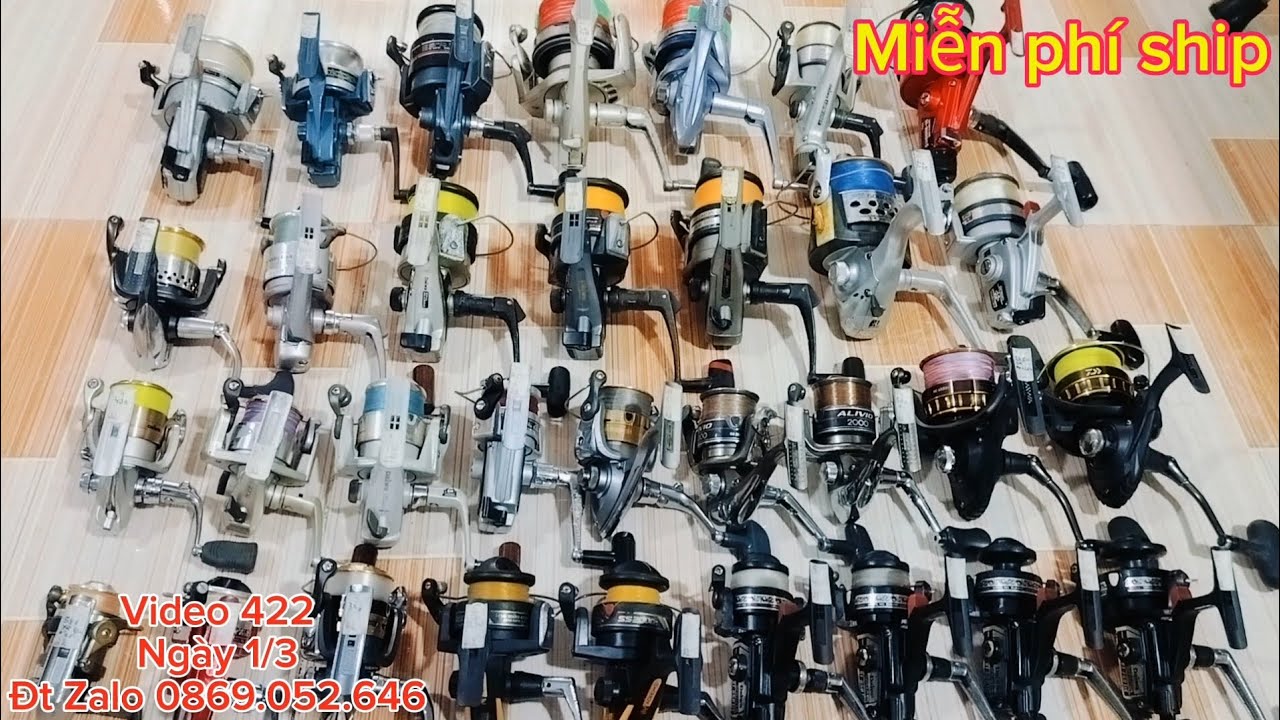 Video 422⭐ Lô máy câu Nhật Bãi ☎️ Zalo 0869052646