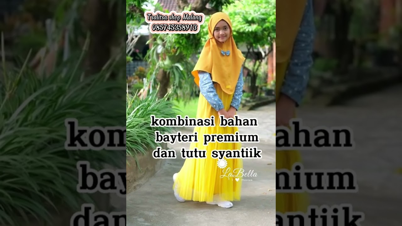 Review gamis abg hilya tutu labella 