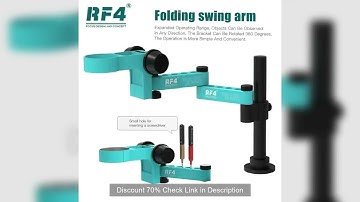 RF4 Stereo Microscope Articulating Arm Rotatable Universal Both Arms Stand Telescopic 360  Lifting M