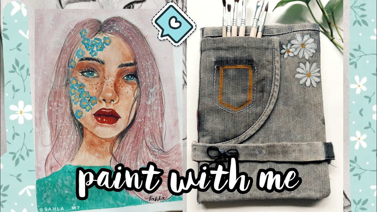 paint with me / watercolor painting YouTube