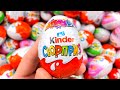 100 Yummy Kinder Surprise Egg Toys Opening - A Lot Of Kinder Joy Chocolate ASMR