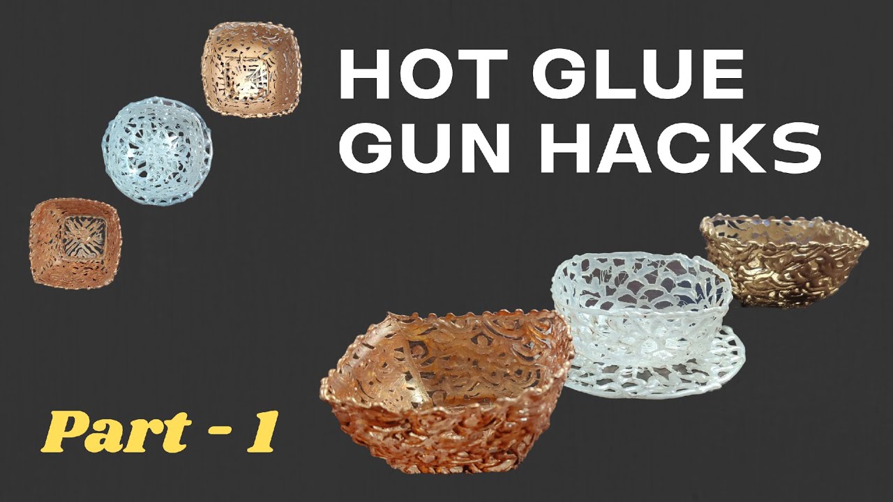 Hot Glue Gun Hacks Hot Glue Bowl Glue Gun Craft DIY YouTube