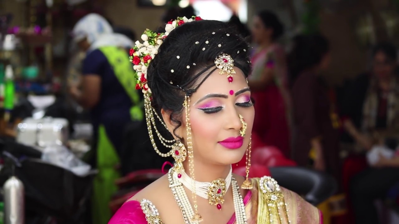 Simple Bridal Bun With A Doner | Prabha Sharma