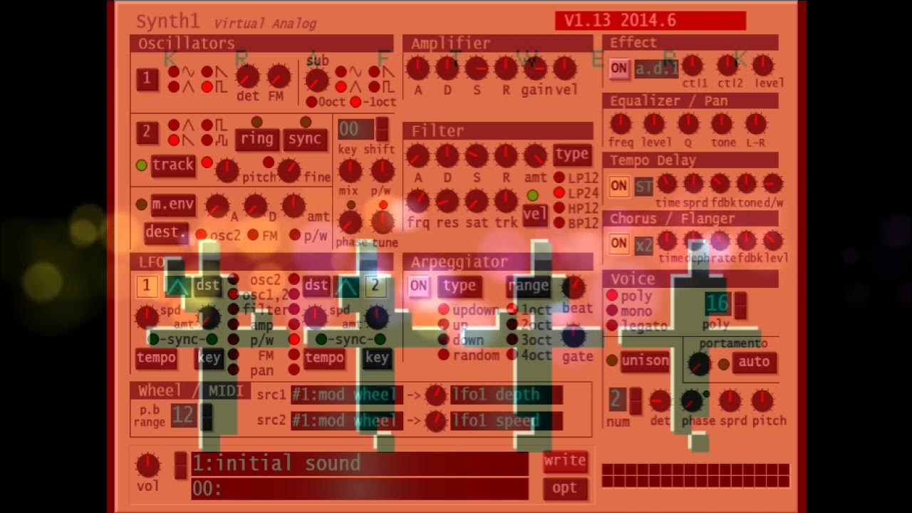 FREE SYNTH 1 DOES NEON LIGHTS KRAFTWERK YouTube