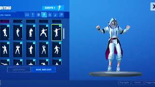 All Emotes With Max Female Drift Skin 40Emotes