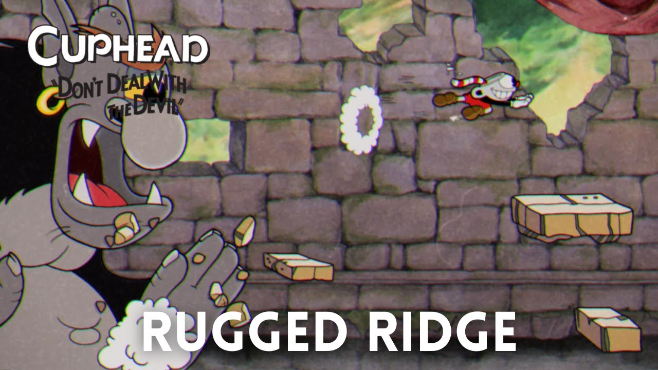 Cuphead - Walkthrough 4K 60FPS HDR - Rugged Ridge (No Damage)