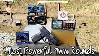 The Most Powerful 9mm Ammo You Can Buy - Ballistic Gel Test