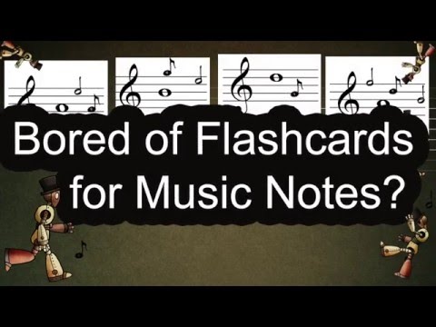 Bored of Flashcards for Music Notes? - Note Fighter