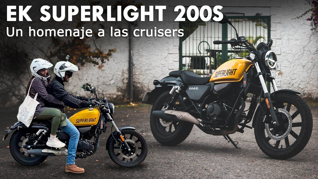 La Superlight 200S es una cruiser pequeña, accesible y muy parecida a la Sportster
