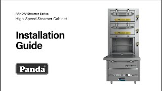 High-Speed Steamer Cabinet Installation Guide