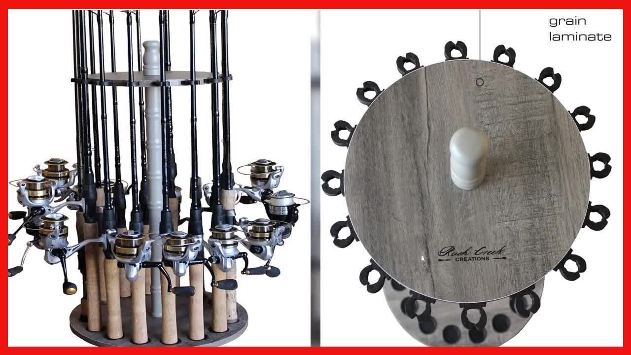 Rush Creek Creations Round 16 Fishing Rod Rack