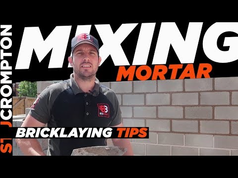 Bricklaying Tips - Mixing Mortar