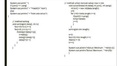 Penerapan Algoritma Greedy