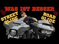 Harley Davidson Road Glide vs. Street Glide - what's the difference? Also Road King and CVO