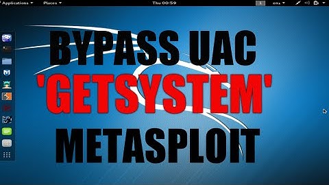 Bypass UAC Privilege Escalation Techniques in Metasploit 32bit