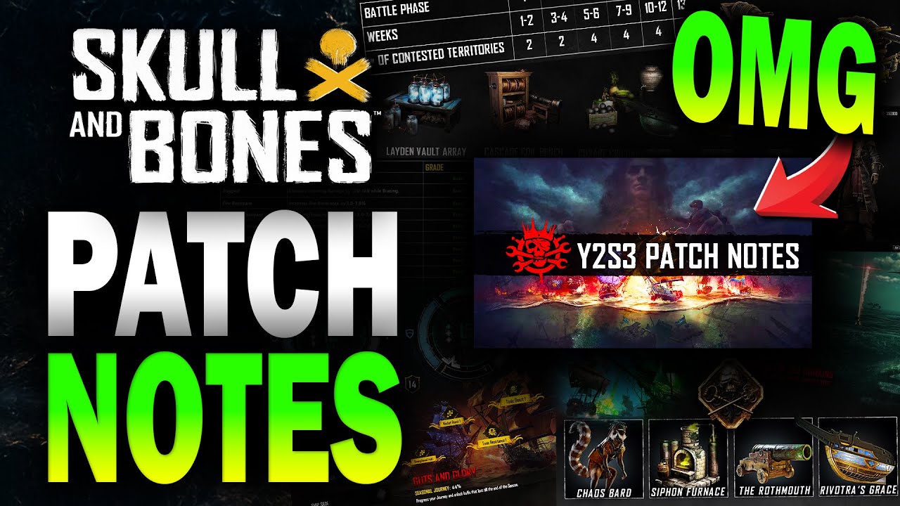 ЗАМЕТКИ К ОБНОВЛЕНИЮ - Сезон 3, Год 2 - это просто БЕЗУМИЕ! ☠️ 🏴‍☠️ Череп и Кости 🏴‍☠️