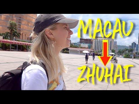 I walked from one city to another |  MACAU - ZHUHAI!