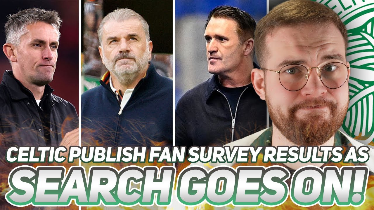 The manager hunt continues as Celtic release fan survey results... | LIVE Reaction
