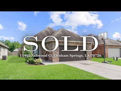 11402 Ashwood Ct, Denham Springs, LA home video tour