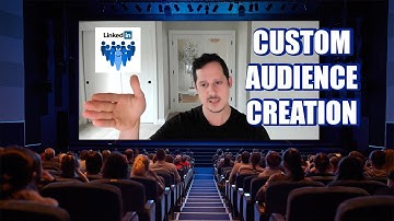 Linkedin Custom Audience creation 1 of 3 Linkedin company page