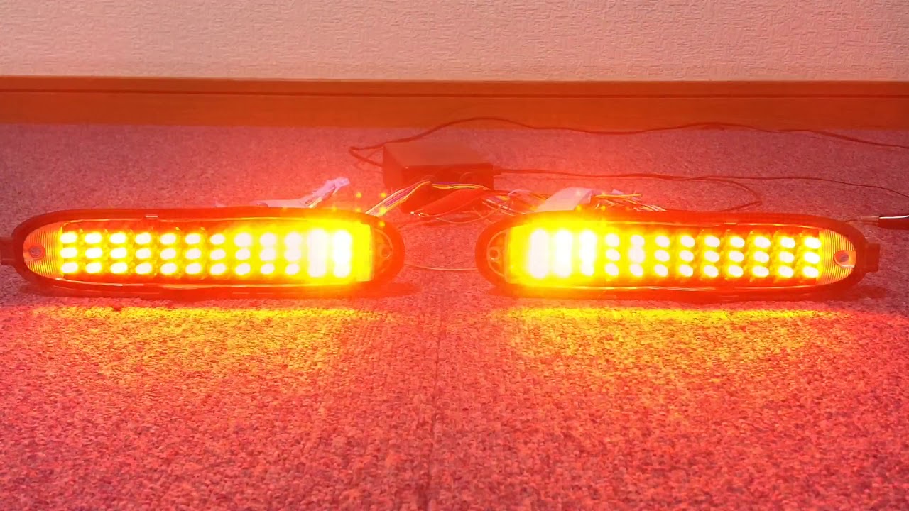 カプチーノ EA11R/EA21R☆流れるウインカーLEDユニット☆ブラック